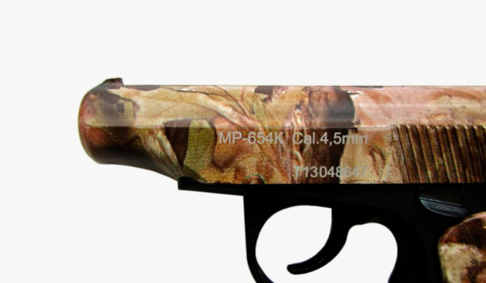 Пневматический пистолет МР-654К / Камуфляж