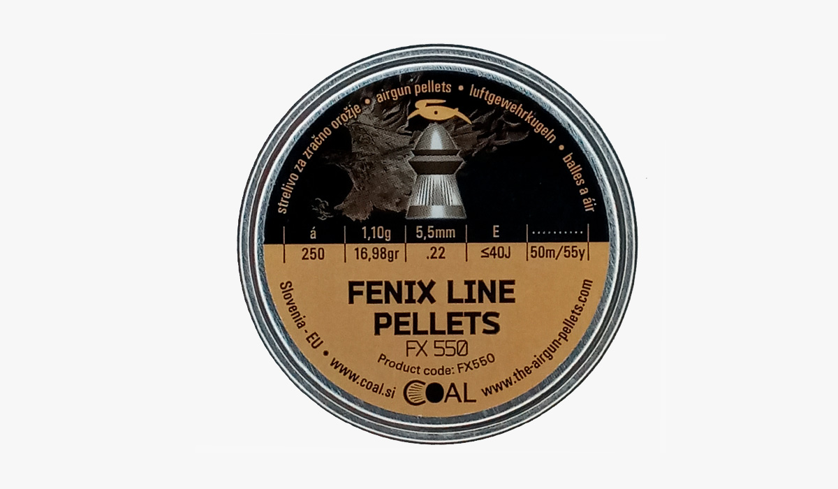 Пули пневматические COAL Fenix Line .22 5.5mm (250 шт.)