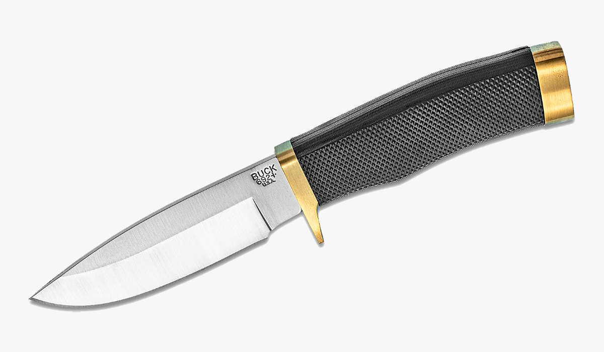 Охотничий нож Buck 692BKS Vanguard Fixed 4-1/4" Blade, Rubber Handles, Nylon Sheath - 2615