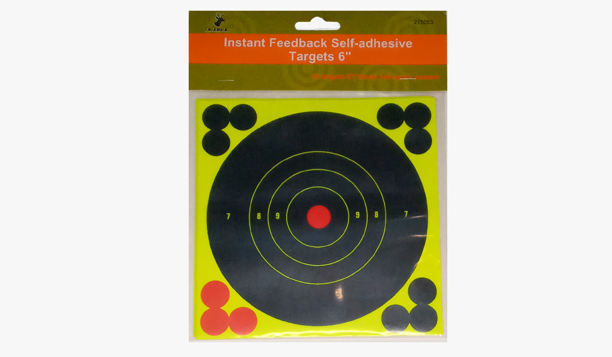 Мишень 6 inch Mauser instant feedback self adhesive target 275053 (Упаковка 12 шт.)